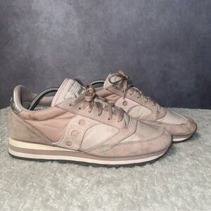 Saucony Womens Jazz Lowpro Shoes US 10 Pink Athletic Casual Trail Sneakers